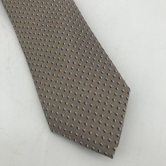 MICHAEL KORS Men's Silk Blend Tie Beige Taupe Pattern NWT MSRP: $69.50 - Picture 2 of 7